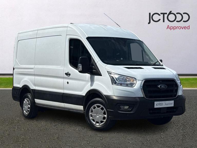 Used 2020 FORD Transit 2.0 350 EcoBlue Trend Panel Van 5dr Diesel Manual FWD L2 H2 Euro 6 (s/s) (130 ps) White at JCT600