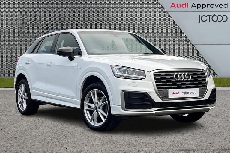 Used 2021 AUDI Q2 1.5 TFSI CoD 35 S line SUV 5dr Petrol S Tronic Euro 6 (s/s) (150 ps) White at JCT600