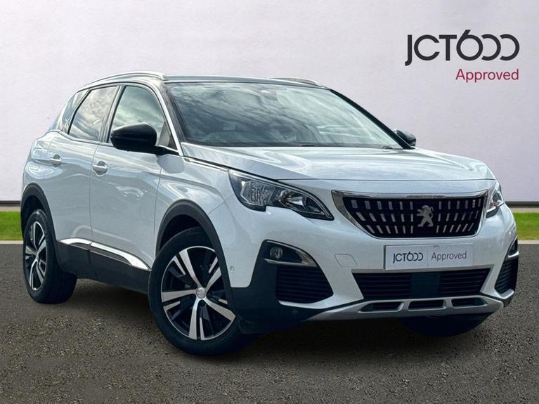 Used 2019 PEUGEOT 3008 1.2 PureTech Allure SUV 5dr Petrol Manual Euro 6 (s/s) (130 ps) White at JCT600