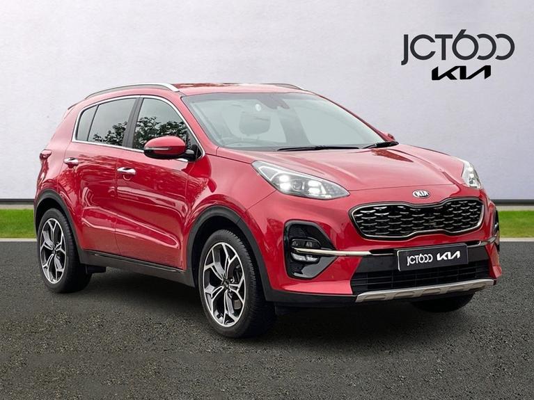 Used 2021 Kia Sportage 1.6 T-GDi GT-Line SUV 5dr Petrol Manual Euro 6 (s/s) (174 bhp) Red at JCT600