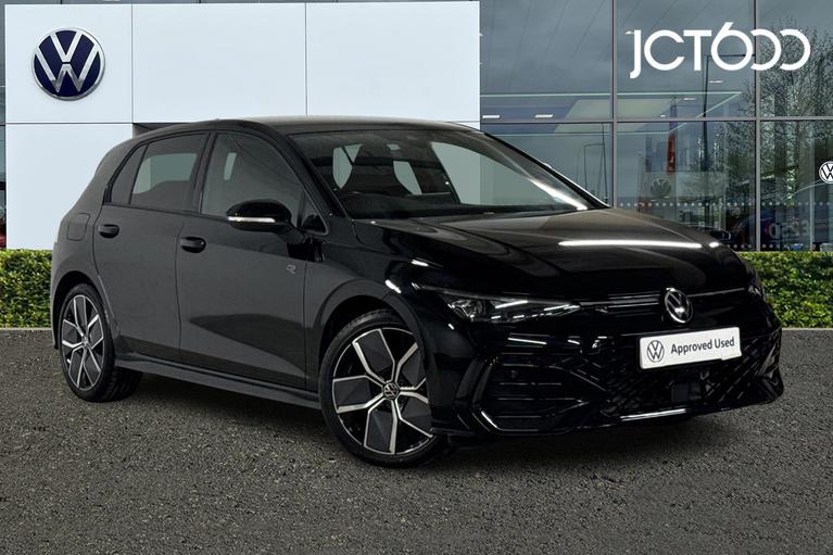 Used 2025 VOLKSWAGEN Golf Hatch Black Edition 1.5 TSI 150ps 6-Speed Manual 5 Door Grenadilla Black at JCT600