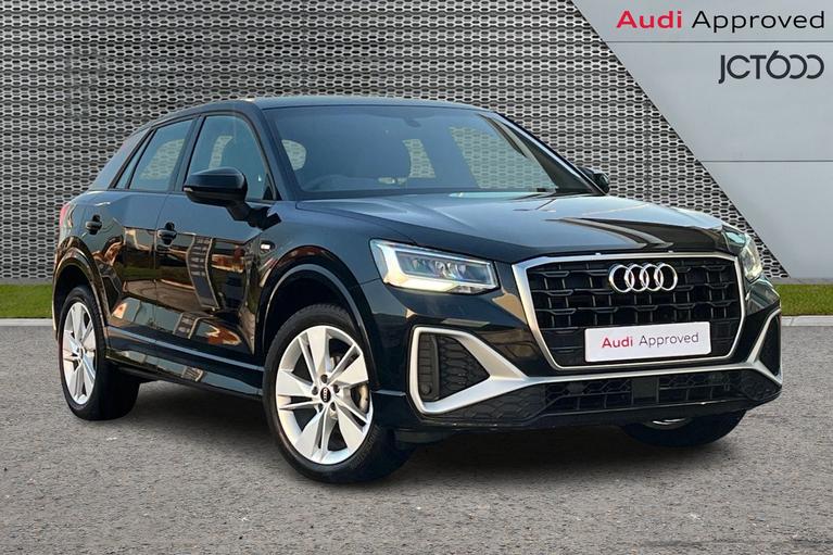 Used 2021 AUDI Q2 1.5 TFSI CoD 35 S line SUV 5dr Petrol S Tronic Euro 6 (s/s) (150 ps) Black at JCT600