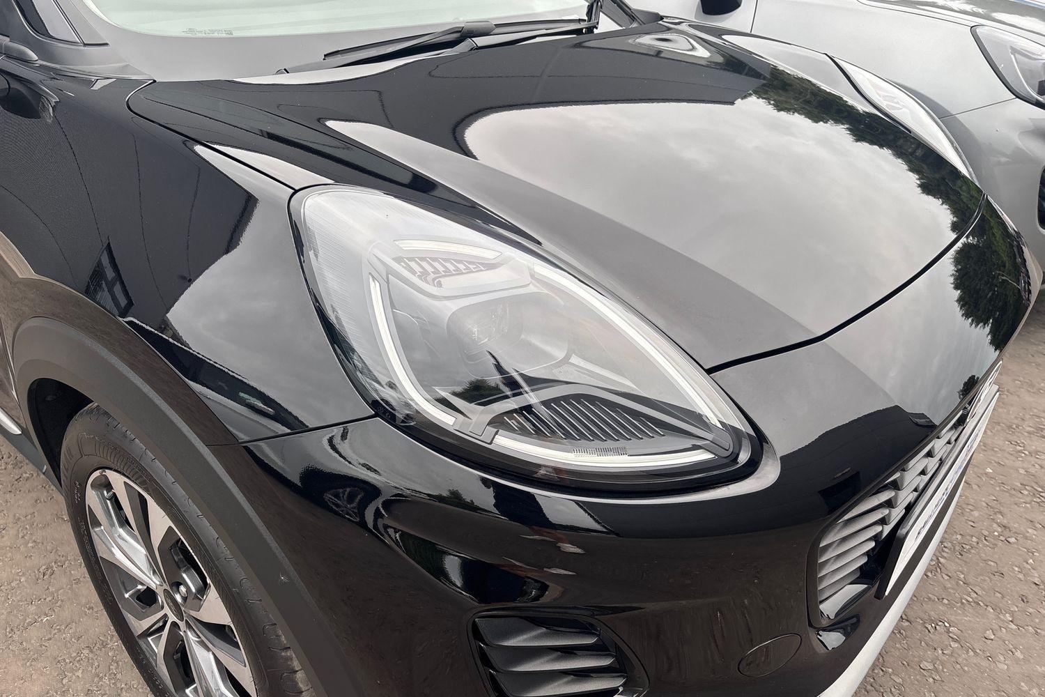 2026 Ford Puma 1.0 MHEV Titanium 5dr Petrol Hybrid Manual Euro 6 (s/s) (125 ps) in Black with 12k - vehicle photo 7 for sale on PureCar