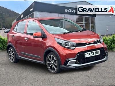 Used 2023 Kia PICANTO 1.0 DPi X-Line S Hatchback 5dr Petrol AMT Euro 6 (s/s) (66 bhp) pop orange at Gravells