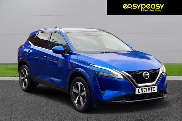 Used 2021 Nissan QASHQAI 1.3 DiG-T MH 158 N-Connecta 5dr Xtronic Magnetic Blue at easypeasy