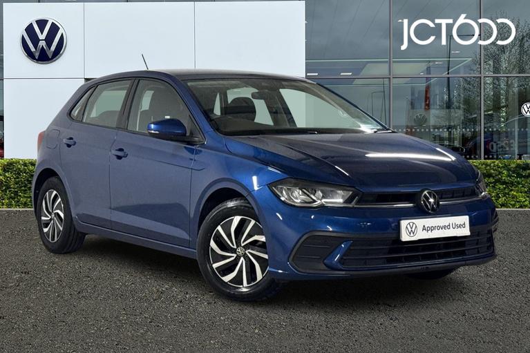 Used 2023 VOLKSWAGEN Polo Life 1.0 TSI 95PS 5-speed Manual 5 Door Reef Blue at JCT600