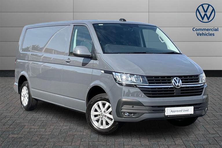 Used 2023 VOLKSWAGEN Transporter T30 Highline LWB Euro 6 150ps *TAILGATE*APP CONNECT* Pure Grey at JCT600