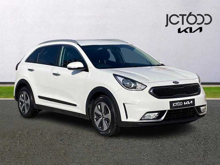 Used 2019 Kia Niro 1.6 GDi 2 SUV 5dr Petrol Hybrid DCT Euro 6 (s/s) (139 bhp) White at JCT600