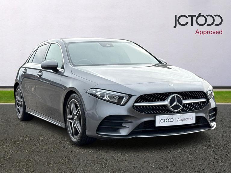 Used 2021 MERCEDES-BENZ A Class 1.3 A180 AMG Line Hatchback 5dr Petrol 7G-DCT Euro 6 (s/s) (136 ps) Grey at JCT600