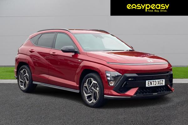 Used 2024 Hyundai KONA 1.6 GDi Hybrid N Line 5dr DCT Red at easypeasy