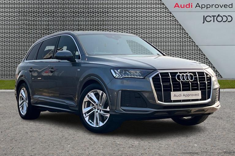 Used 2020 Audi Q7 3.0 TDI V6 50 S line SUV 5dr Diesel Tiptronic quattro Euro 6 (s/s) (286 ps) Grey at JCT600