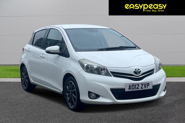 Used 2012 Toyota YARIS 1.33 VVT-i Trend 5dr White at easypeasy