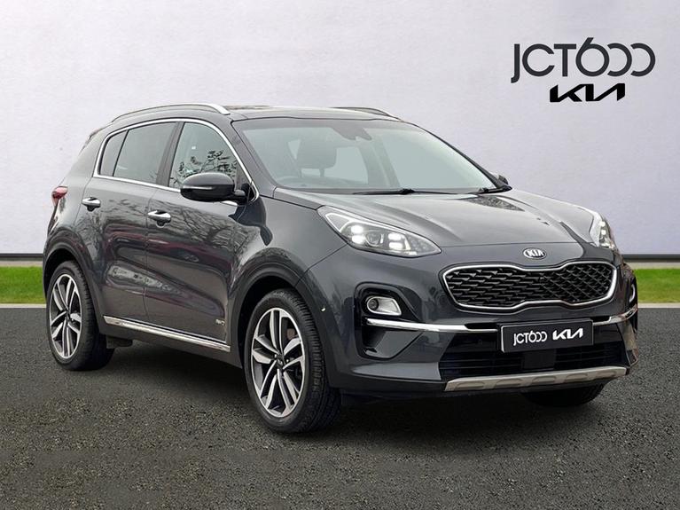 Used 2019 KIA Sportage 1.6 T-GDi 4 SUV 5dr Petrol DCT AWD Euro 6 (s/s) (174 bhp) Grey at JCT600