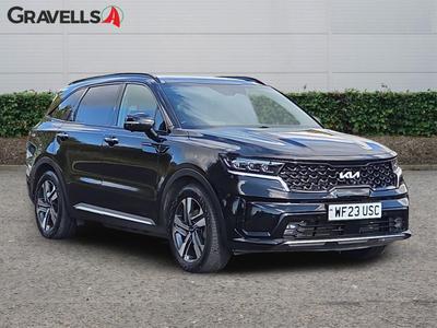 Used 2023 Kia SORENTO 1.6 h T-GDi Edition SUV 5dr Petrol Hybrid Auto AWD Euro 6 (s/s) (226 bhp) Black at Gravells