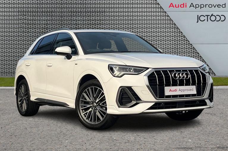 Used 2020 AUDI Q3 1.5 TFSI CoD 35 S line SUV 5dr Petrol S Tronic Euro 6 (s/s) (150 ps) White at JCT600