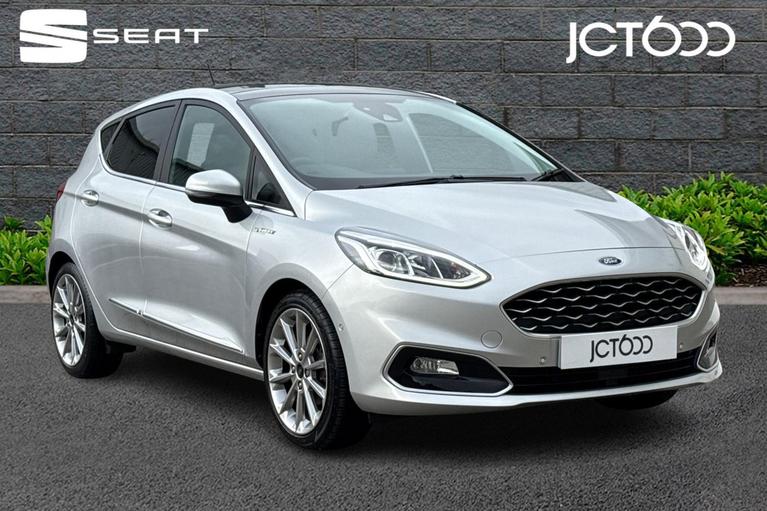 Used 2021 FORD Fiesta 1.0T EcoBoost MHEV Vignale Edition Hatchback 5dr Petrol Manual Euro 6 (s/s) (155 ps) Silver at JCT600