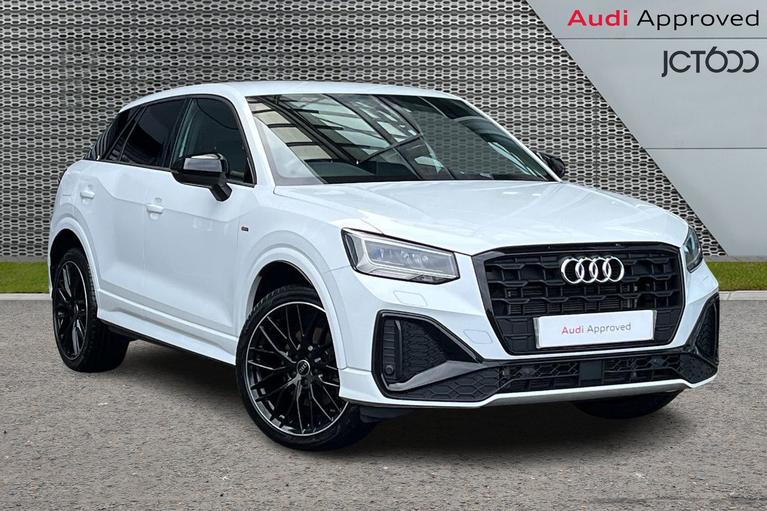 Used 2023 AUDI Q2 1.5 TFSI CoD 35 Black Edition SUV 5dr Petrol S Tronic Euro 6 (s/s) (150 ps) White at JCT600