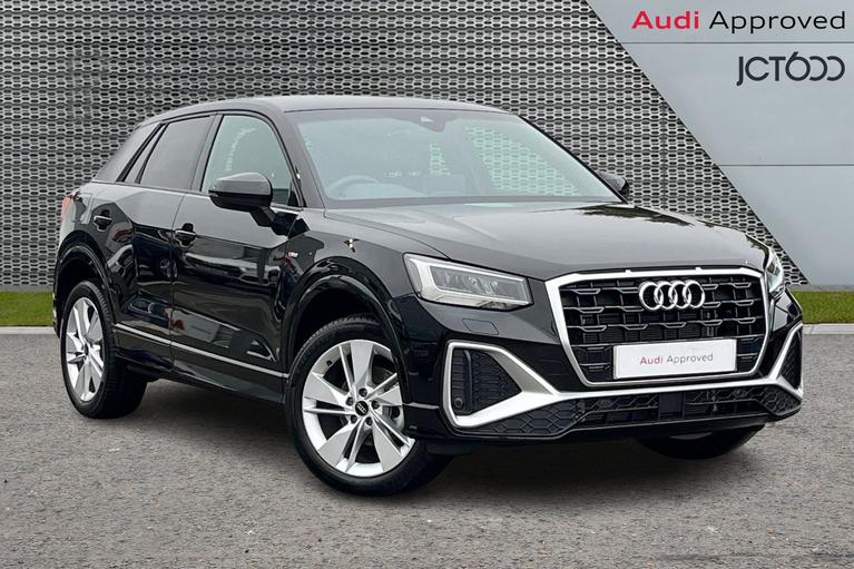 Used 2024 AUDI Q2 1.5 TFSI CoD 35 S line SUV 5dr Petrol Manual Euro 6 (s/s) (150 ps) Black at JCT600