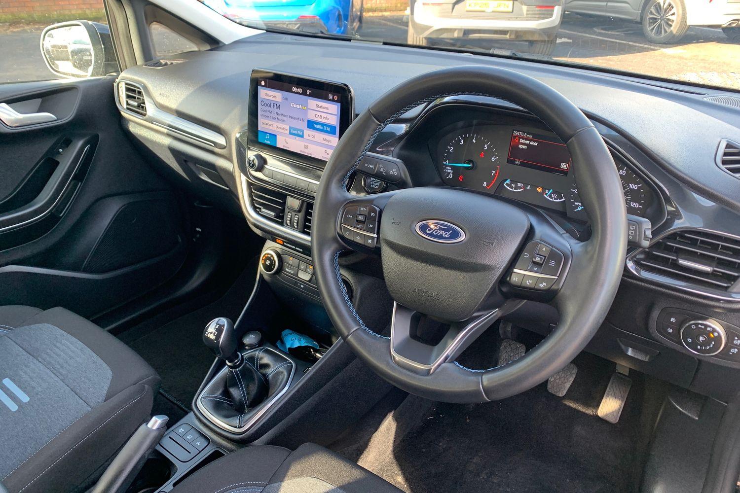 2023 Ford Fiesta 1.0 Active Hatchback 5dr Petrol Manual 100ps In Black with 29k - vehicle photo 9 for sale on PureCar