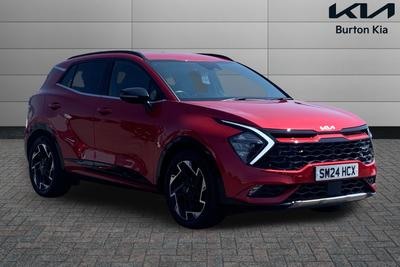 Used 2024 Kia SPORTAGE 1.6 T-GDi MHEV GT-Line SUV 5dr Petrol Hybrid Manual Euro 6 (s/s) (157 bhp) Red at Gravells