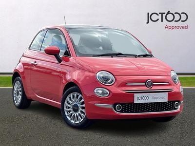 2018 FIAT 500 1.2 Lounge Hatchback 3dr Petrol Manual Euro 6 (s/s) (69 bhp) at JCT600