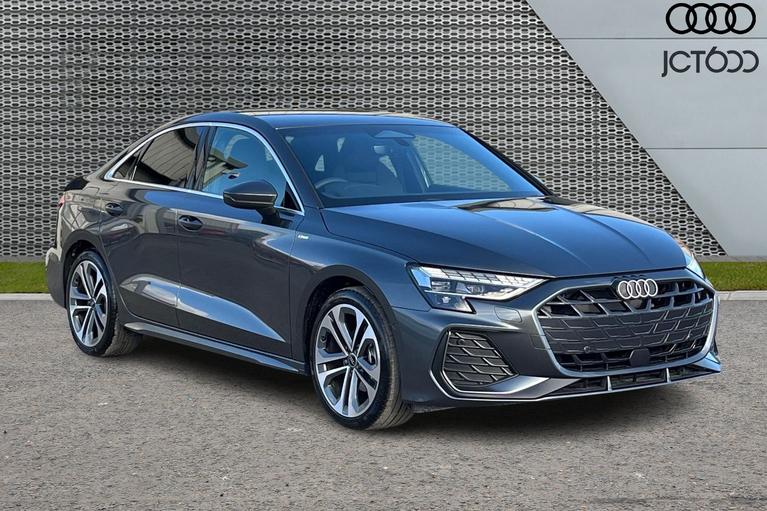 Used 2026 AUDI  A3 Saloon  S line TFSI 150 PS S tronic Daytona Grey Pearl Effect at JCT600