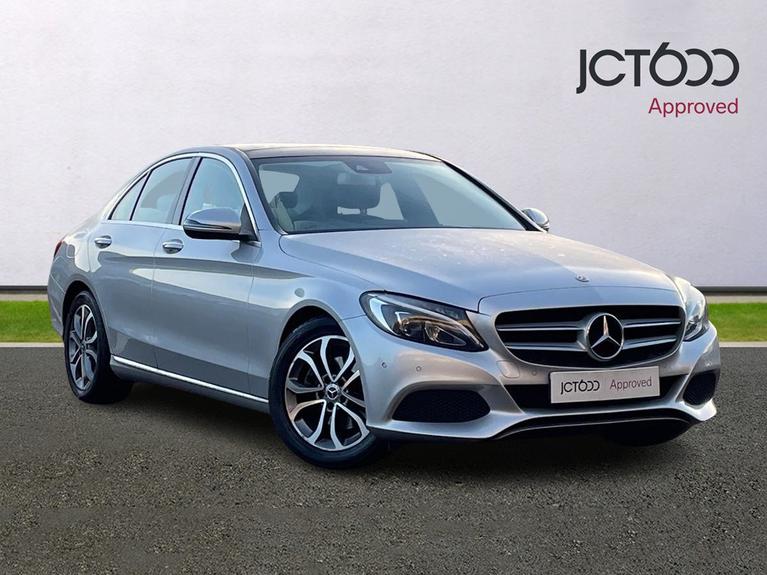 Used 2018 MERCEDES-BENZ C Class C220d Sport Premium Plus 4dr 9G-Tronic Silver at JCT600