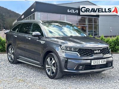 Used 2022 Kia SORENTO 1.6 T-GDi 13.8kWh 4 SUV 5dr Petrol Plug-in Hybrid Auto AWD Euro 6 (s/s) (261 bhp) Grey at Gravells