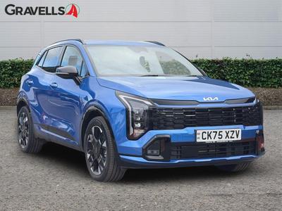 Used 2025 Kia SPORTAGE 1.6 h T-GDi GT-Line SUV 5dr Petrol Hybrid Auto Euro 6 (s/s) (235 bhp) BLUE FLAME at Gravells