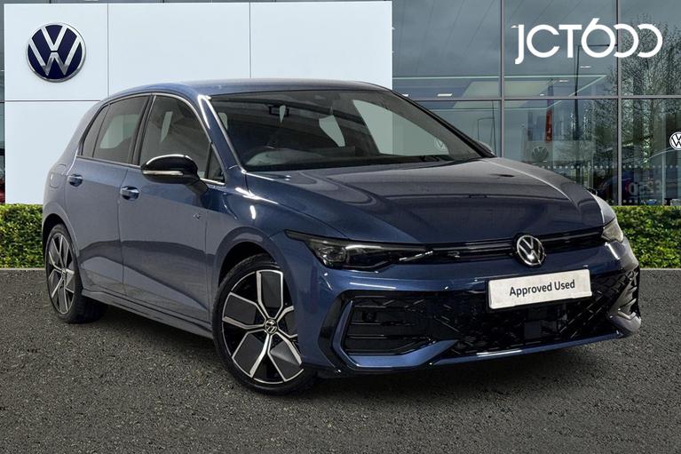 Used 2026 VOLKSWAGEN Golf Black Edition 1.5 eTSI MHEV 150 PS 7-Speed DSG 5 Door Anemone Blue at JCT600