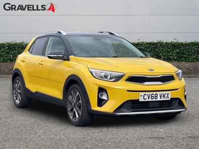 Used 2018 Kia STONIC 1.0 T-GDi 4 SUV 5dr Petrol DCT Euro 6 (s/s) (118 bhp) Yellow at Gravells