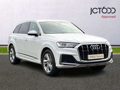 2022 AUDI Q7 3.0 TFSI V6 55 S line SUV 5dr Petrol Tiptronic quattro Euro 6 (s/s) (340 ps) at JCT600