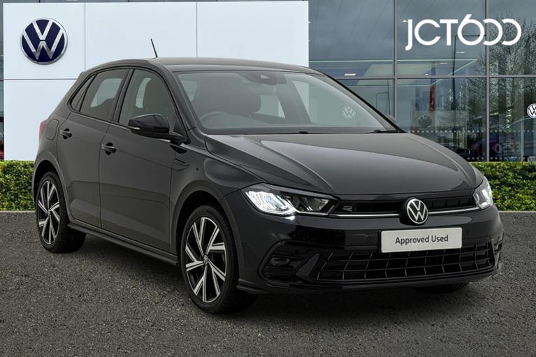 Used 2022 VOLKSWAGEN Polo 1.0 TSI R-Line 5dr DSG Deep Black at JCT600