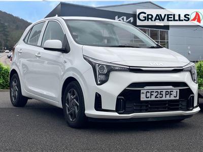 Used 2025 Kia PICANTO 1.0 2 Hatchback 5dr Petrol AMT Euro 6 (s/s) (62 bhp) CLEAR WHITE at Gravells