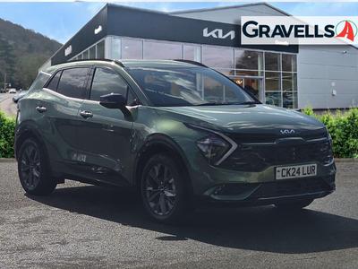 Used 2024 Kia SPORTAGE 1.6 h T-GDi GT-Line SUV 5dr Petrol Hybrid Auto Euro 6 (s/s) (226 bhp) Green at Gravells