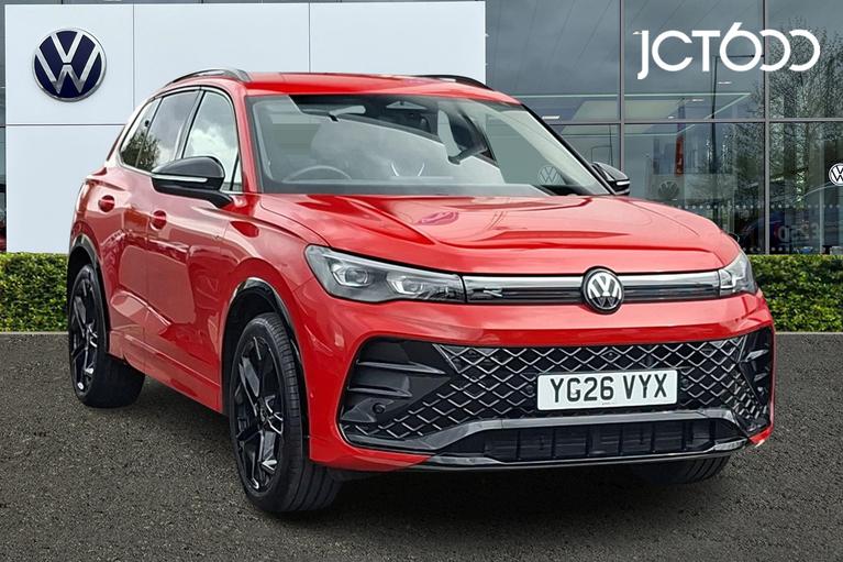 Used 2026 VOLKSWAGEN Tiguan 1.5 eTSI 150 R-Line 5dr DSG Persimmon Red Metallic at JCT600