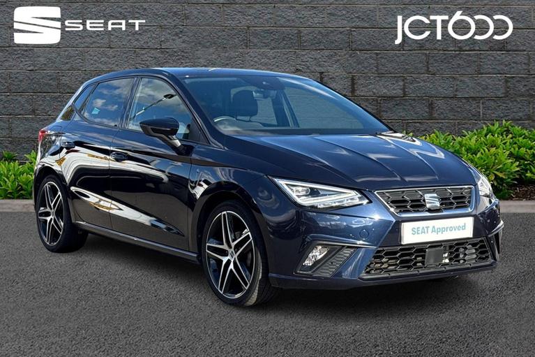 Used 2022 SEAT Ibiza 1.0 TSI FR Edition Hatchback 5dr Petrol Manual (95 ps) Asphalt Blue Metallic at JCT600