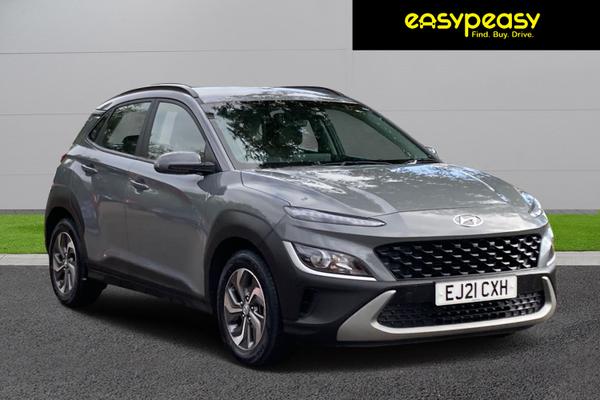 Used 2021 Hyundai KONA 1.6 GDi Hybrid SE Connect 5dr DCT Grey at easypeasy