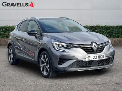 Used 2022 Renault CAPTUR 1.6 E-TECH RS Line SUV 5dr Petrol Hybrid Auto Euro 6 (s/s) (145 ps) Grey & Black at Gravells