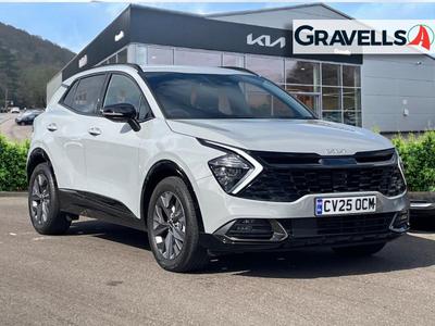 Used 2025 Kia SPORTAGE 1.6 h T-GDi Shadow SUV 5dr Petrol Hybrid Auto Euro 6 (s/s) (207 bhp) wolf grey at Gravells