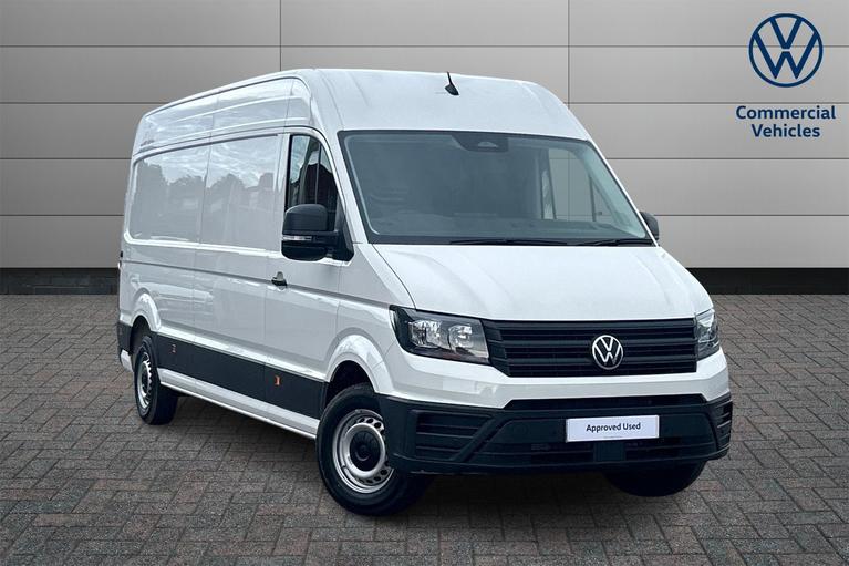 Used 2026 Volkswagen Crafter 2.0 TDI CR35 Commerce Plus Panel Van 5dr Diesel Auto FWD LWB High Roof Euro 6 (s/s) (140 ps) Candy White at JCT600