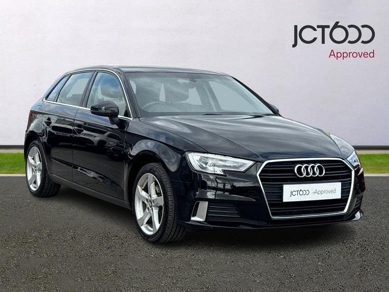 Used 2016 AUDI A3 1.4 TFSI CoD Sport Sportback 5dr Petrol Manual Euro 6 (s/s) (150 ps) Black at JCT600