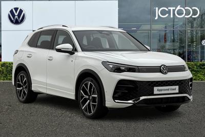 2025 VOLKSWAGEN Tiguan 1.5 eTSI MHEV R-Line SUV 5dr Petrol Hybrid DSG Euro 6 (s/s) (150 ps) at JCT600
