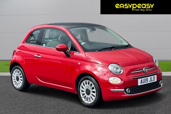 Used 2019 Fiat 500 1.2 Lounge 3dr Pasadoble Red at easypeasy