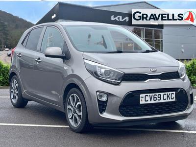 Used 2019 Kia PICANTO 1.0 Titanium Edition Hatchback 5dr Petrol Manual Euro 6 (66 bhp) Silver at Gravells