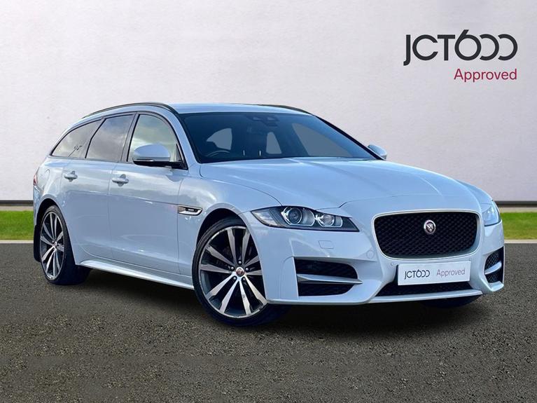 Used 2019 JAGUAR XF 2.0d R-Sport Sportbrake 5dr Diesel Auto Euro 6 (s/s) (180 ps) White at JCT600