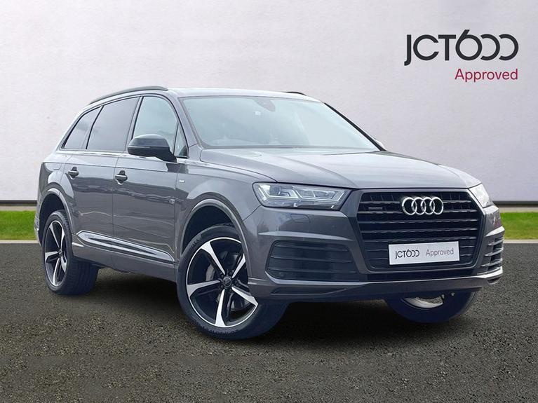 Used 2019 Audi Q7 3.0 TDI V6 50 Black Edition SUV 5dr Diesel Tiptronic quattro Euro 6 (s/s) (286 ps) Grey at JCT600