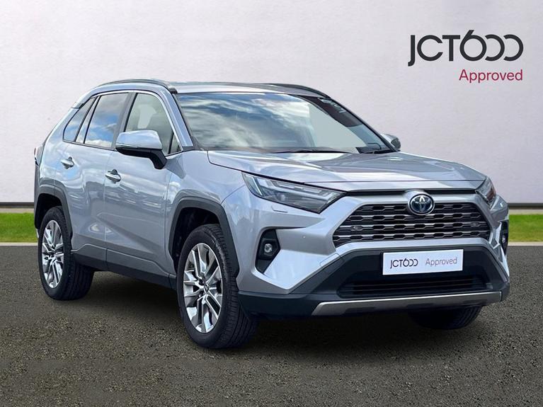 Used 2022 TOYOTA Rav4 2.5 VVT-h GPF Excel SUV 5dr Petrol Hybrid CVT Euro 6 (s/s) (218 ps) Silver at JCT600