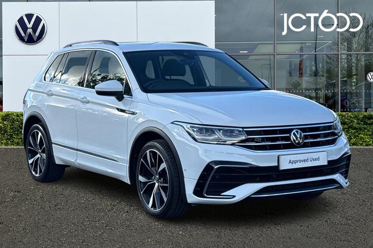 Used 2023 VOLKSWAGEN Tiguan 1.5 TSI 150 R-Line 5dr DSG White at JCT600