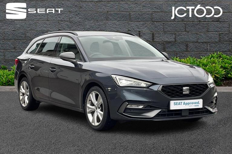 Used 2020 SEAT Leon 1.5 TSI EVO FR Estate 5dr Petrol Manual Euro 6 (s/s) (150 ps) Grey at JCT600